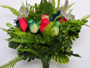 Red and Green Christmas Bouquet