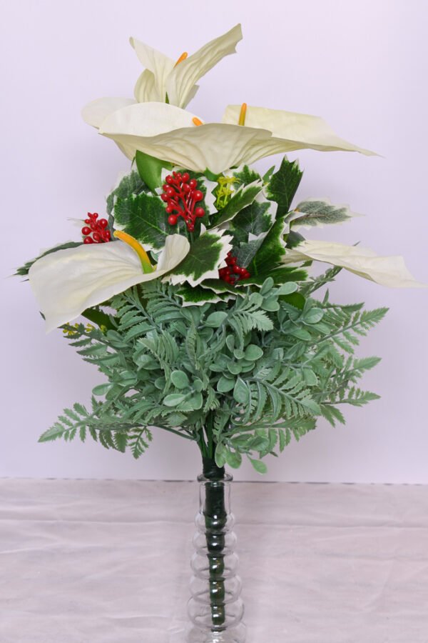 Calla Lilly and Fern Bouquet