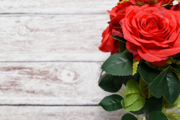 Silk Red Rose Bouquet